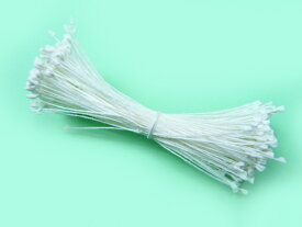 ペップ 花芯 花材 綿糸バラ極小 白 （1袋50本入） めしべ おしべになる 手作り つまみ細工 ラッピング 手芸材料