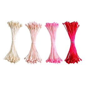 ペップ 花芯 花材 パール小（0.5号直径約1.5〜2.5mm）（1袋50本入） めしべ おしべになる 手作り つまみ細工 ラッピング 手芸材料