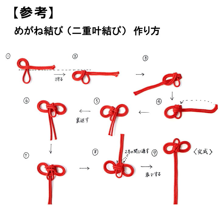 楽天市場 手作りのお守り ちりめん根付紐のキット 二重叶結び めがね結び 鈴付 1本 てづくり 手芸 ファミリアミア
