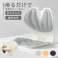 折りたたみ姿勢サポートチェア サポートチェア 椅子 骨盤サポートチェア クッション デスクワーク 座椅子…