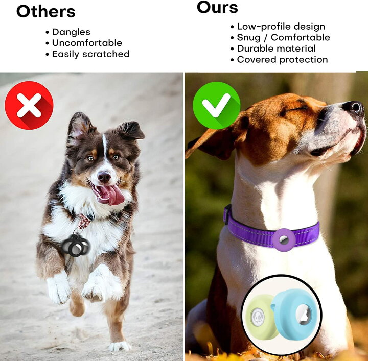 オープニング Airtag 犬の首輪ホルダー 2個パック シリコーン 防水 保護 エアタグ 猫の首輪カバー 紛失防止ロケーターケース Apple Airtags用 ペットの首輪 ループ 犬 猫 ペットアクセサリー SUBARU (スバル) 純正部品 パイプ ロング プレオ 5ドアワゴン プレオ 5ドアバン 品番34114KE000