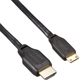 オーム電機 HDMIハイスピードイーサネット対応 1.4ミニケーブル1.5Mクロ 05-0286 VIS-C15M-K