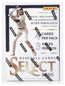 2022 Panini Select MLB 野球ブラスターボックス - 1箱4パック - 1箱に合計12枚のトレーディングカード
