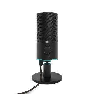 JBL QUANTUM STREAM USB�X�^���h�A���� �f���A���R���f���T�[USB�}�C�N/�e�����[�N/�Q�[�}�[/�R���e���c�N���G�[�^�[/�X�g���[�}�[/PC,MAC,PS4,PS5,SWITCH�g�p�\ �u���b�N JBLQSTREAMBLK