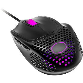 Cooler Master MM720 ブラック マット 軽量 ゲーム用マウス ウルトラウィーブケーブル 16000 DPI 光学センサー RGB ユニークな爪グリップ形状