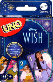 Mattel UNO ディズニーウィッシュカードゲーム 子供/大人/家族向け 映画にインスパイアされたデッキ&ルール付き
