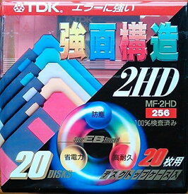 TDK 3.5インチ フロッピーディスク 256フォーマット20枚パック [MF2HD-256X20PMS]