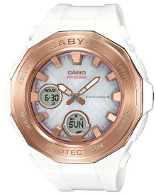 [カシオ] 腕時計 ベビージー 電波ソーラー BGA-2250G-7AJF レディース ホワイト