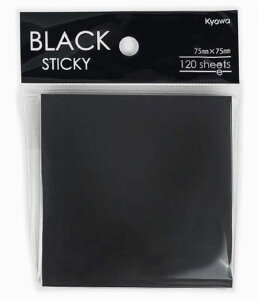 Kyowa BLACK STICKY ӂ (t) 120V[g (75x75mm)
