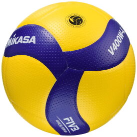 ミカサ(MIKASA) バレーボール 軽量4号 日本バレーボール協会検定球 小学生用 イエロー/ブルー V400W-L 推奨内圧0.3(kgf/㎠)