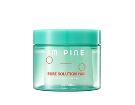[G9SKIN] I'm Pine Pore Solution Pad / [ジーナインスキン] アイムパイン ポアソリューションパッド (60枚入り) 毛穴ケア 拭き取りパッド ヴィーガンパッド