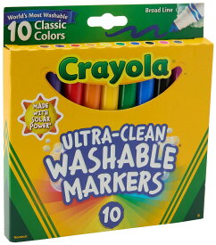 Crayola Ultraclean Broadline Classic Washable Markers (10 Count)