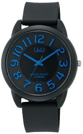 [シチズン キューアンドキュー]CITIZEN Q&Q 腕時計 カラフル ファッション アナログ 10気圧防水 ブルー ブラック VR64-005 レディース