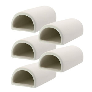 ファビュラス堂 産卵筒 陶器 熱帯魚 プレコ エビ 白砂 サンゴ トンネル シェルター アクアリウム 土管 水槽 隠れ家 魚 装飾 洞窟 白 ホワイト