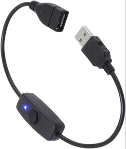 USBXCb`tP[u 28cm ON/OFFvt