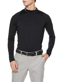 [アンダーアーマー] ゴルフベースレイヤー UAコールドギア フィッティド ロングスリーブ モックシャツ メンズ Black / / Mod Gray XL