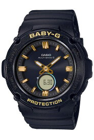 [カシオ] 腕時計 ベビージー 【国内正規品】電波ソーラー Starlit Bezel Series BGA-2700SD-1AJF レディース ブラック