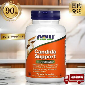 y90JvZzNOW Foods JW_T|[g candida support iEt[Y 90 JW^ ݖ