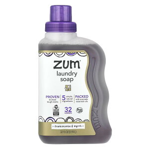 �_���������^ zum clean ��� �c���N���[�� 940ml Indigo Wild Aromatherapy Laundry Soap Frankincense & Myrrh 32 fl oz �Y�� ��̓� ���̓�