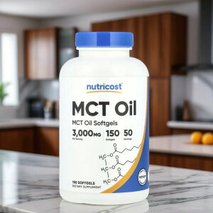 Nutricost MCTIC 1000mg 150\tgJvZ 1H - 3000mg Pg Pg[VX `qg݊ Oet[