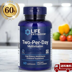 ���C�t�G�N�X�e���V���� �}���`�r�^�~�� 60�� TwoPerDay �g�D�[�E�p�[�E�f�C (Life Extension)�c�[�p�[�f�C ��̓� ���̓�