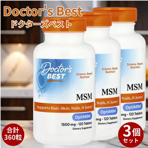 [3Zbg]Doctor's Best hN^[YxXg MSM 1500mg 120^ubg