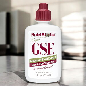 NutriBiotic GSE �O���[�v�t���[�c��q�G�L�X ���L�b�h �R���Z���g���[�g �Z�k�t GRAPEFRUIT SEED EXTRACT LIQUID CONCENTRATE (2oz) 59ml