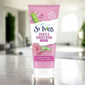 ZgACX WFgX[WOXNu tFCXXNu [YEH[^[AGx St. Ives Gentle Smoothing Face Scrub Rose Water & Aloe Vera pXNu 6oz(170g)