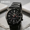 SEIKO セイコー5 黒い稲妻 SZEN008 セイコー SEIKO5 ブラックサンダー 自動巻き オートマチック 機械式時計 メンズ腕…