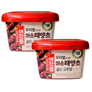 【送料無料※特定地域は送料発生※】【ヘチャンドル】激辛コチュジャン500g【2個】SET!韓国食品/韓国味噌/CJ/韓国料理/セール/唐辛子/辛味噌/キムチ/辛い 調味料/三段バラ/プルコギ/トッポキ