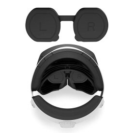 for PS VR2ンズ保護ケース Playstation VR2 カバー レンズ保護ケースカバー Playstation VR2用メガネカバー 防塵 防水 軽量 耐久性 水洗い可 汚れ防止 光汚染防止 (ブラック)