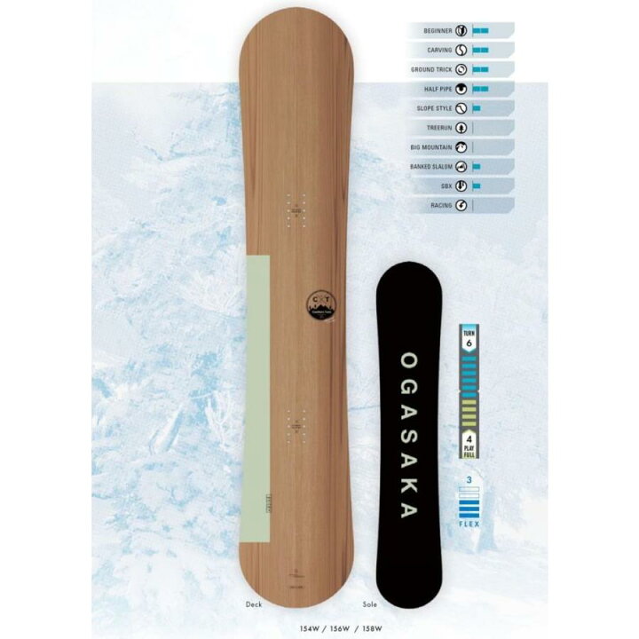 楽天市場】10%OFF 24/25 MODEL OGASAKA CT WIDE 154W/156W/158W 正規