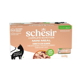ファンタジーワールド Schesir ツナwithサーモン マルチパック 50g×6缶（64605443）