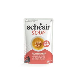 ファンタジーワールド Schesir キャット スープ サーモン＆キャロット 40g（64605455）