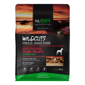 t@^W[[h NUTRIPE WILDCUTS ChJbgt[YhC DOG r[t with O[gCv 380g (64605609)