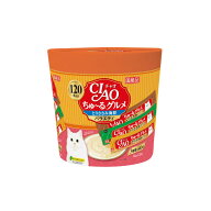 いなば CIAO ちゅ〜るグルメ とりささみ海鮮バラエティ 3種類の味入 (14g×120本入) (12600125) [かつお/…
