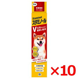 アース・ペット 犬用 栄養補給ペースト スタミノールV 100g ×10個 (s6610001)