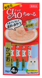 いなば CIAO ちゅ〜る かつお味 14g×4本(12600101)
