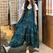 楽天市場】オールインワン・サロペット（柄ペイズリー）（レディース 