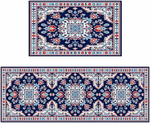 エントランスマット 屋外 玄関マット 45*150cm 泥落とし ドアマット 室内 フロアマット 滑り止め 速乾 ペルシャ風 大判 シンプル インテリア 長方形 業務用 家庭用 バスマット キッチンマ