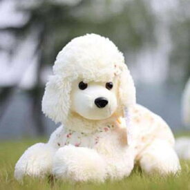 可愛い ぬいぐるみ プレゼント トイプードル 動物 犬 抱き枕 添い寝 ロング 縫い包み 寝具 だきまくら 可愛い イヌ ホワイト 55cm プードル おもちゃ ベッドルーム プードルぬいぐるみ 彼女