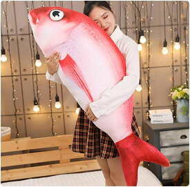 魚 ぬいぐるみ 横向き寝 大きい 特大 超可愛い 抱き枕 人形 動物 スーパーもちもちぬいぐるみ 横向き寝 大きい 特大 クッション 柔らかい 添い寝枕 癒される 子供 気持ちいい 多機能 ふわふわ