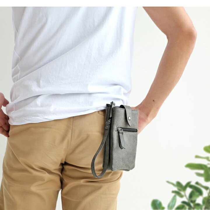 楽天市場 スマホ ポーチ メンズ スマホポーチ 2way ケース アイコス ウエストポーチ 腰 スマホバッグ アイフォン 男性用 スマートフォン 電子タバコ タバコケース Iphone 12 ベルトポーチ 携帯 カラビナ レザー 煙草ケース たばこケース 革 Vint Belt メール便 送料