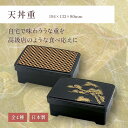 天丼重容器 ｜ 天丼 天重 重箱 うな重重箱 うな重箱 うな重 容器 うなぎ 重箱 鰻重 うな重容器 お重 一段 業務用 和食 テイクアウト 食洗機対応 丑の日 土用の丑の日 漆器 越前漆 プレゼント ギフト 日本製 ｜ 天丼重 福井クラフト