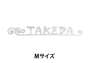 【送料無料】 ステンレス表札 ブランシュ BR-F(Mサイズ)ヘアライン仕上 ※※ ステンレス アイアン調 切文字 サイン 表札 新築 丸三タカギ 表札  ※※