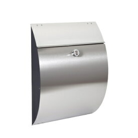 【送料無料】 HEIBI モダンポストF　ステンレス艶消し/グラファイト(ダイヤル錠仕様）64238-139D ※※ シンプル モダン 郵便ポスト 郵便受け 新築 祝い 戸建て リフォーム ハイビポスト　ハイビ モダンポスト HEIBI modernptf　※※