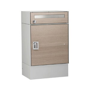 【送料無料】宅配ポスト リピットDB ポスト有り(タモ) ※※ ripitdb100 ユニソン おしゃれ 据え置き アンカー固定 簡易設置 郵便ポスト ※※