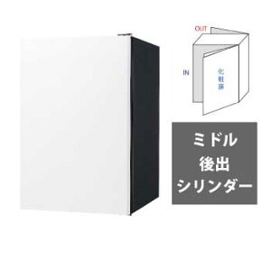 【送料無料 修理対応有】宅配BOXコンボ フラット ミドル後出 シリンダー錠(扉:漆喰ホワイト) CTN4021 ※※ パナソニック CTN4021RWSF CTN4021LWSF 宅配ボックス モダン 宅配 戸建 リフォーム