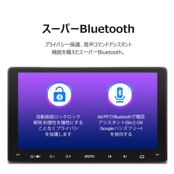 楽天市場】楽天1位！【A6G209PF+AC-HD02LR-A セット】atoto a6 