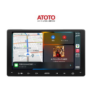 ATOTO�����J�[�i�r F7G209WE 9�C���` ���C�����XCarPlay Android Auto �f�B�X�v���C�I�[�f�B�I IPS1280×720 ���A�J�����Ή� FM AM 2DIN�J�[�X�e���I �~���[�����O �J�[�X�e���I �f�B�X�v���C�I�[�f�B�I ���